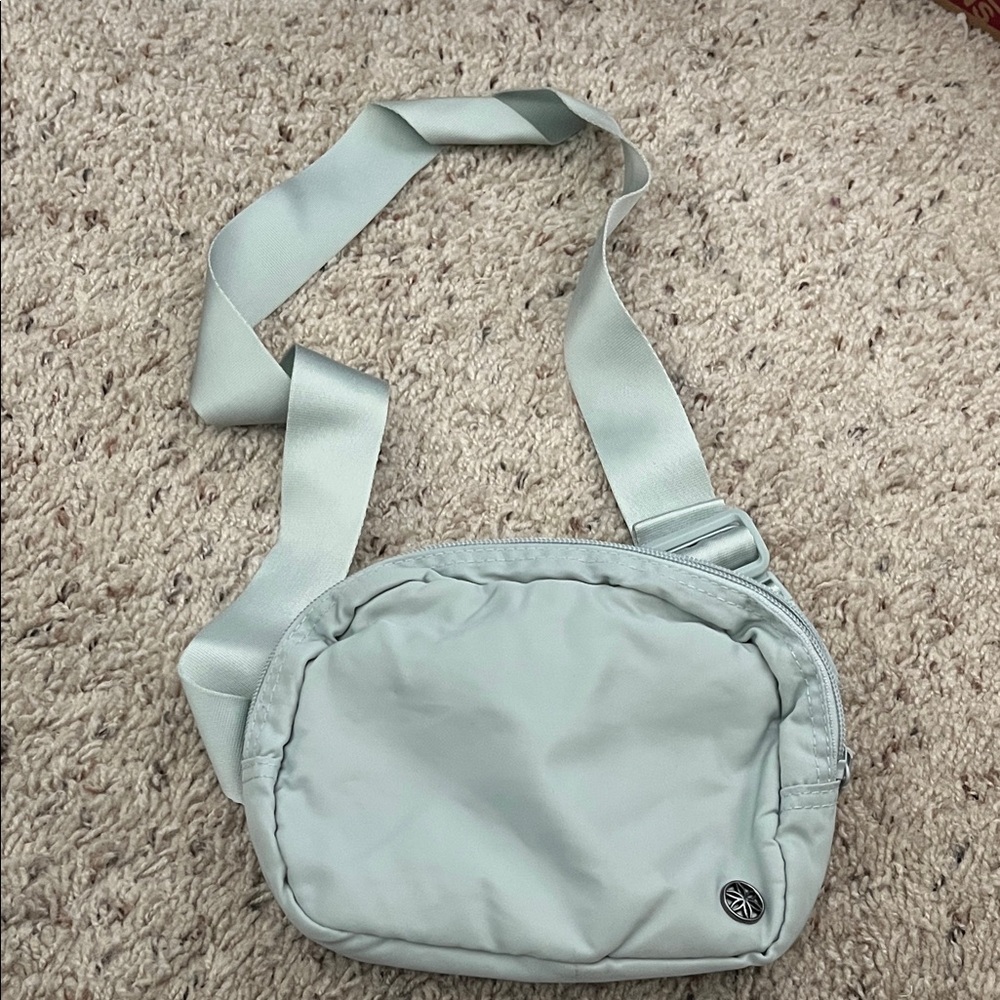 Stylish Light blue /Gray Crossbody Bag
